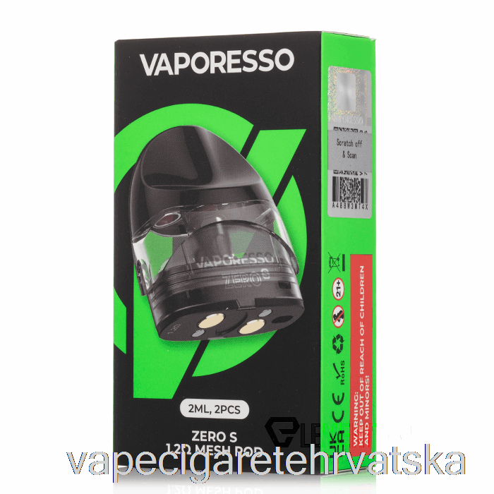 Vape Cigarete Vaporesso Zero S Zamjenske Kapsule 1.2 Ohm Zero S Kapsule